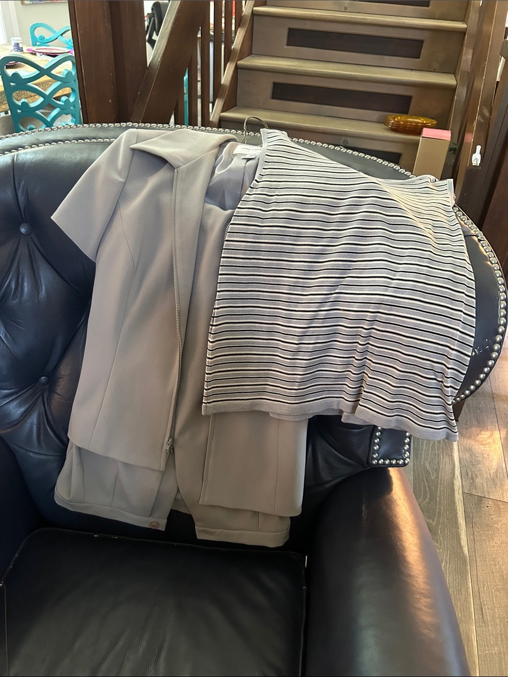3 piece Jones of NY Gray Suit/Jacket,Pants and Top